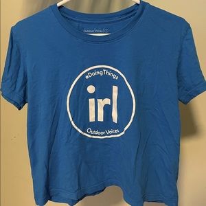 OV limited edition IRL shirt cropped